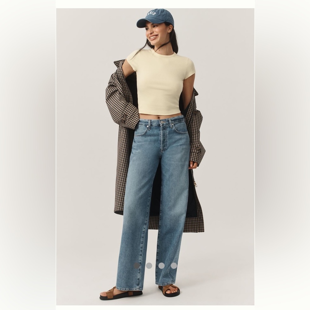 Citizens of Humanity annina wide leg jeans in Meuse